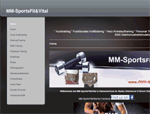 Tablet Screenshot of mm-sports.de